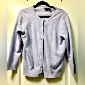 Mossimo Women's Lavender button down Cardigan Sweater